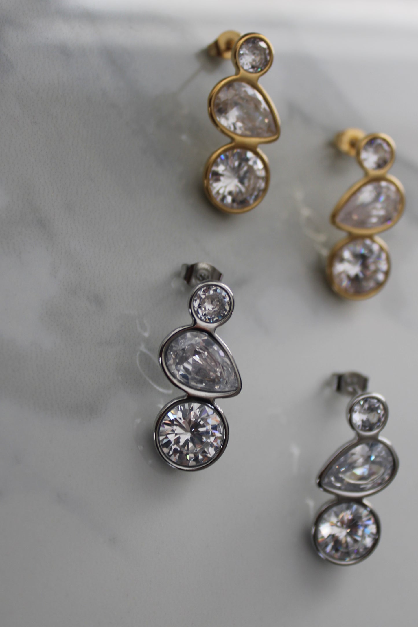 Triple Drip Earrings