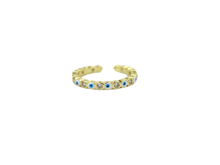Dainty Open Eyes Rings