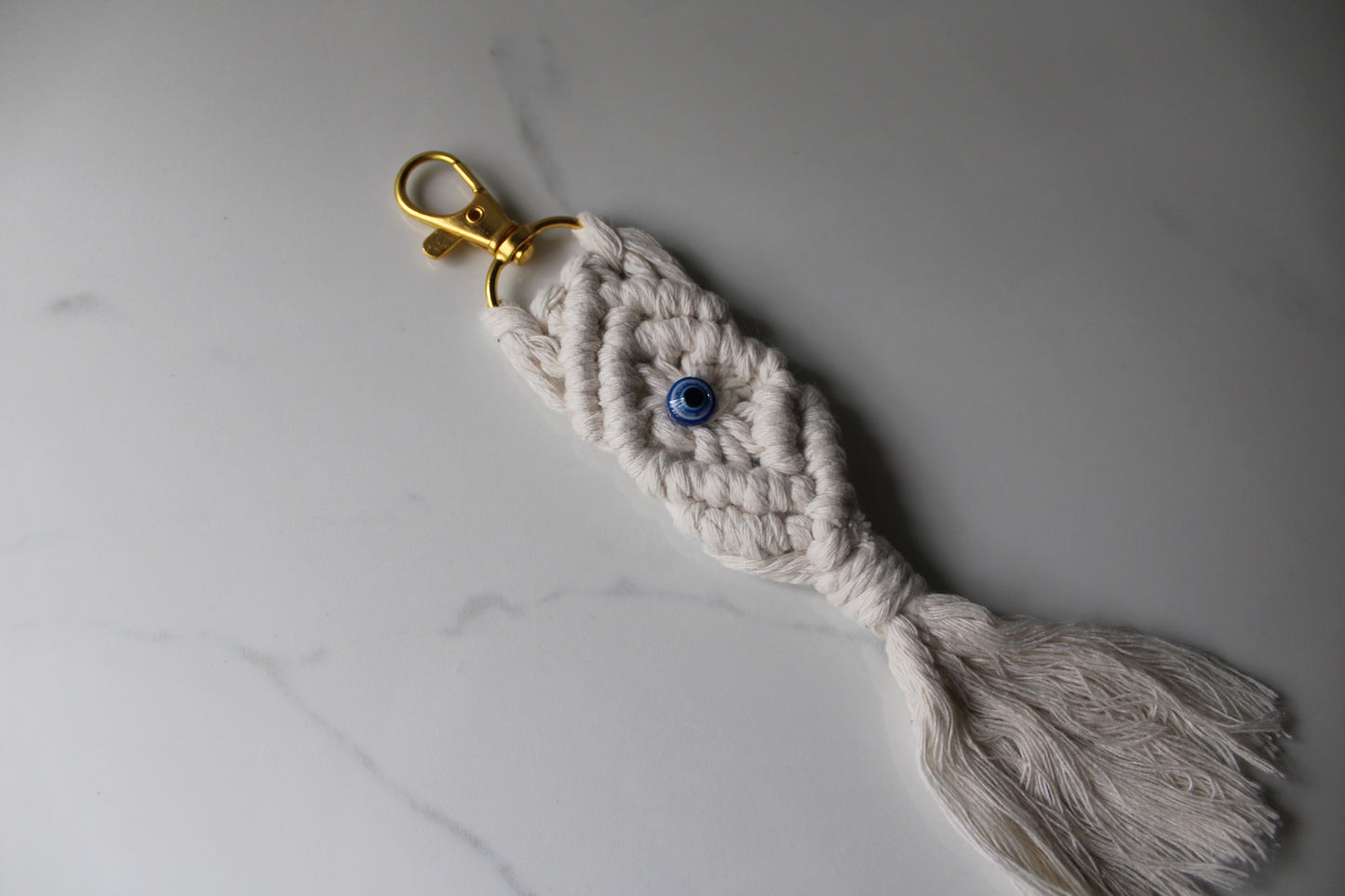 Crochet Eye Keychain