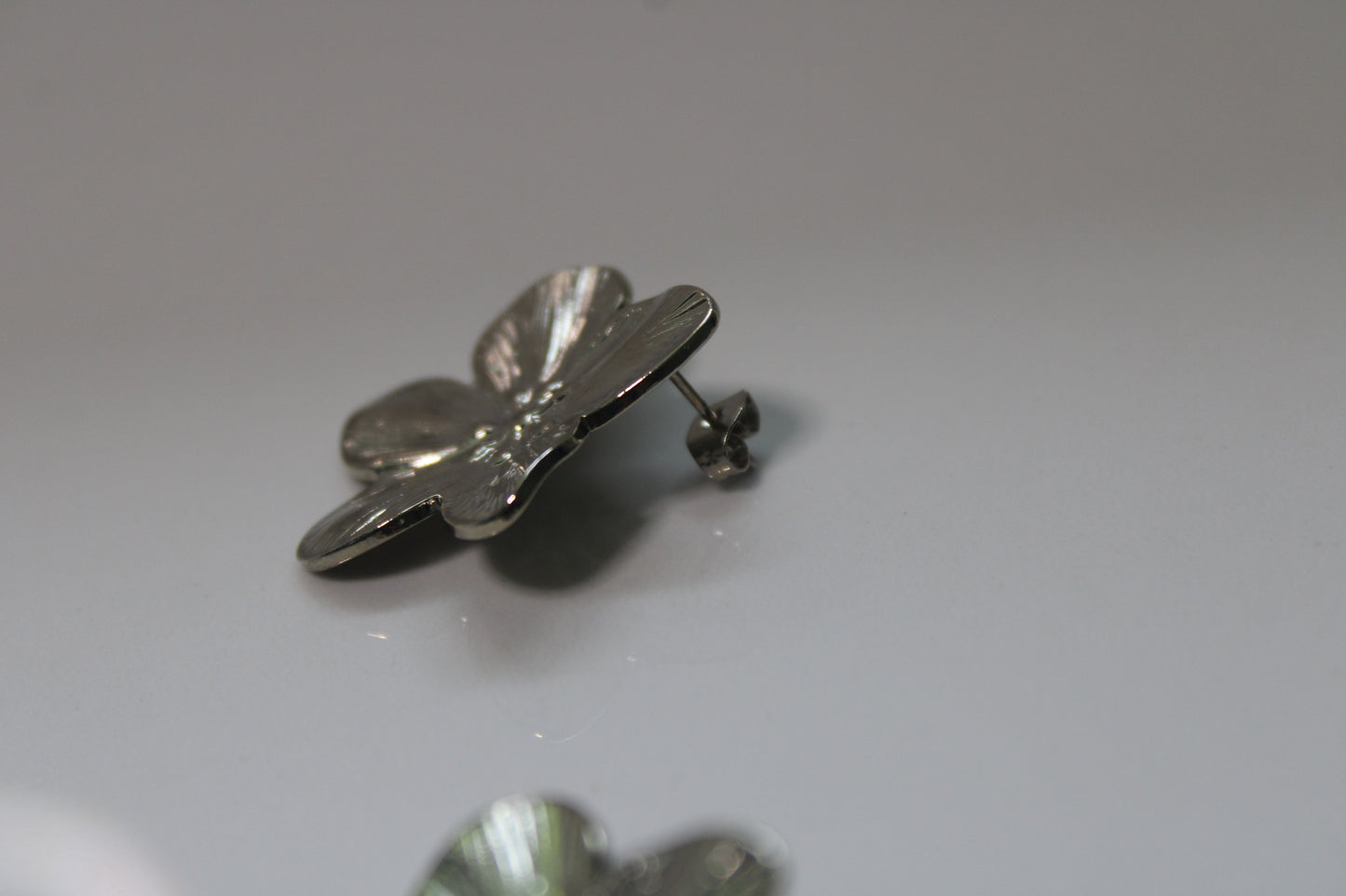 Silver Flower Earrings