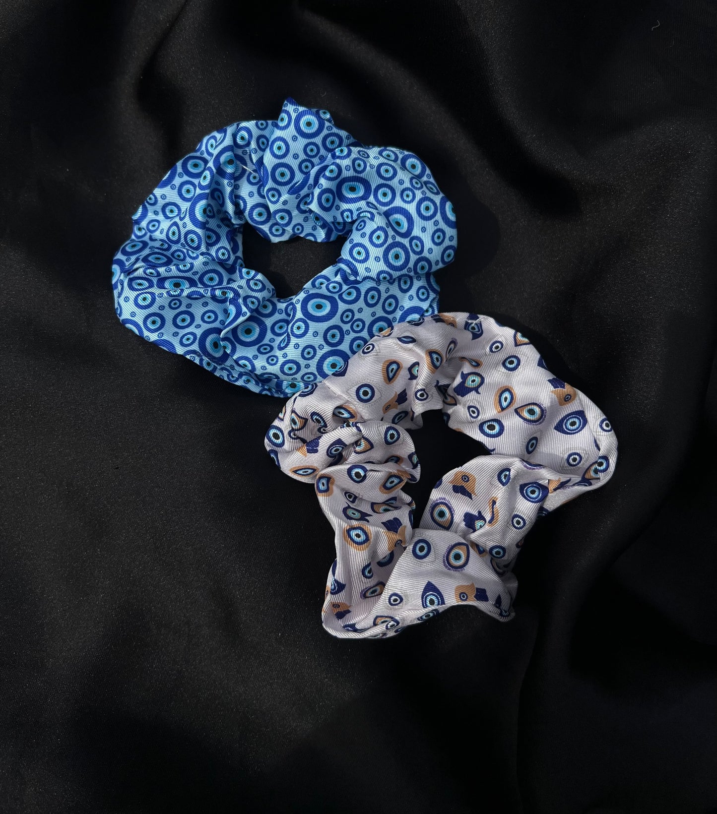 Evil Eye Scrunchie