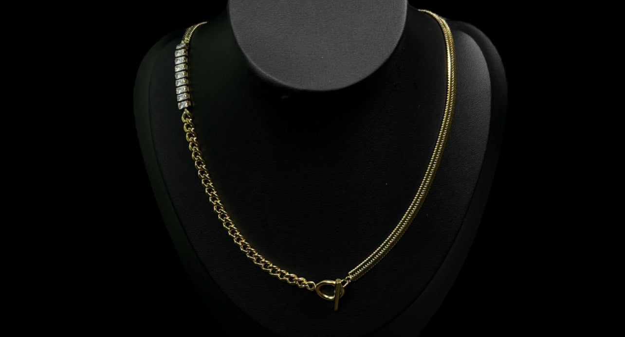 Golden Trio Necklace