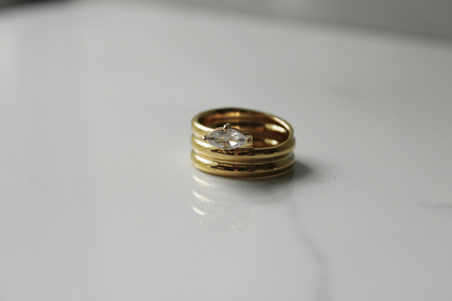 Stacked Diamond Ring
