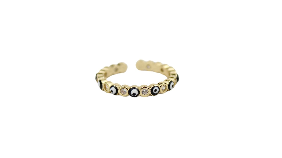 Dainty Open Eyes Rings