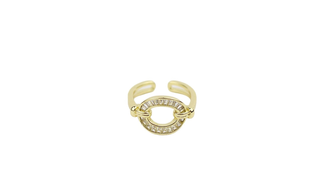 Golden Halo Ring