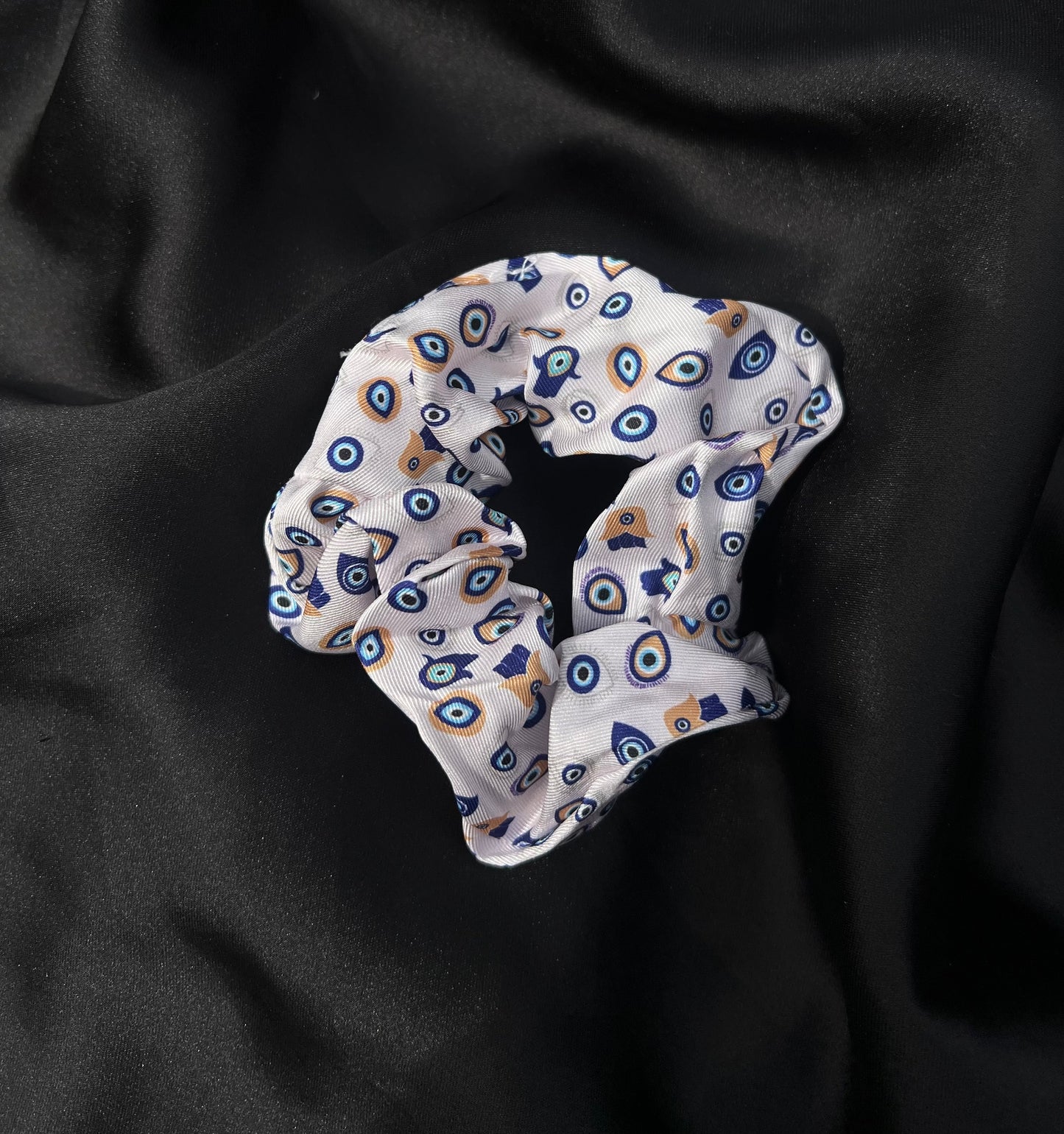 Evil Eye Scrunchie
