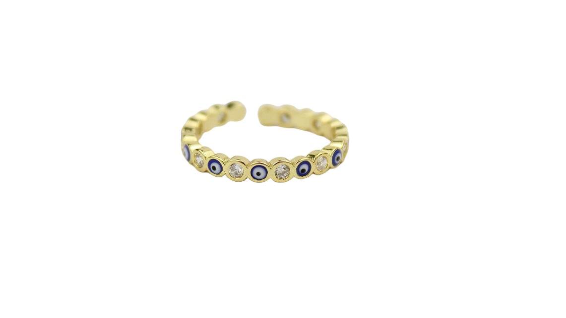 Dainty Open Eyes Rings