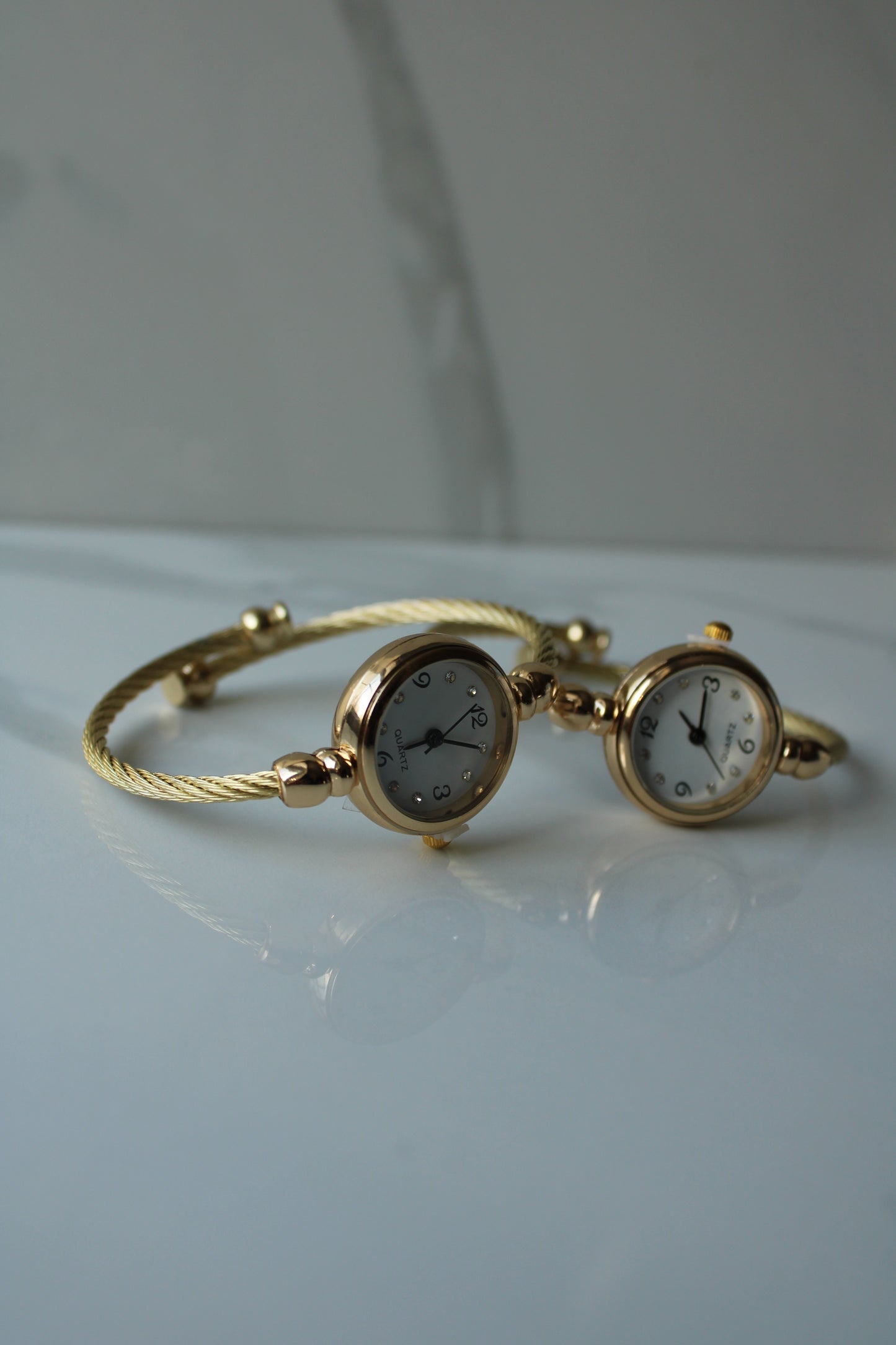 Gold Micro Watch