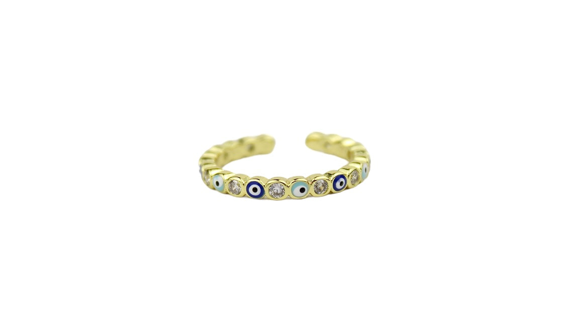 Dainty Open Eyes Rings