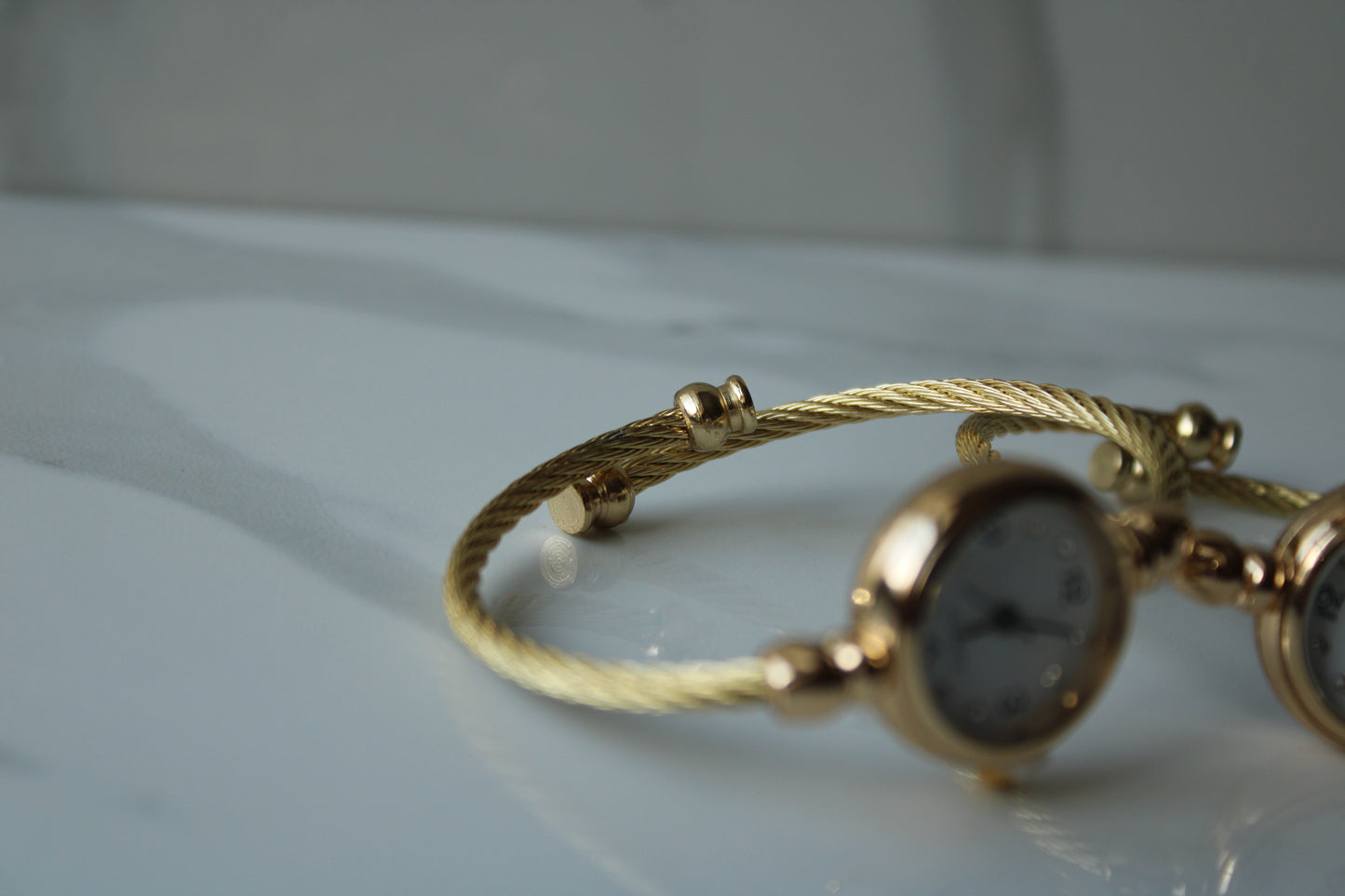 Gold Micro Watch