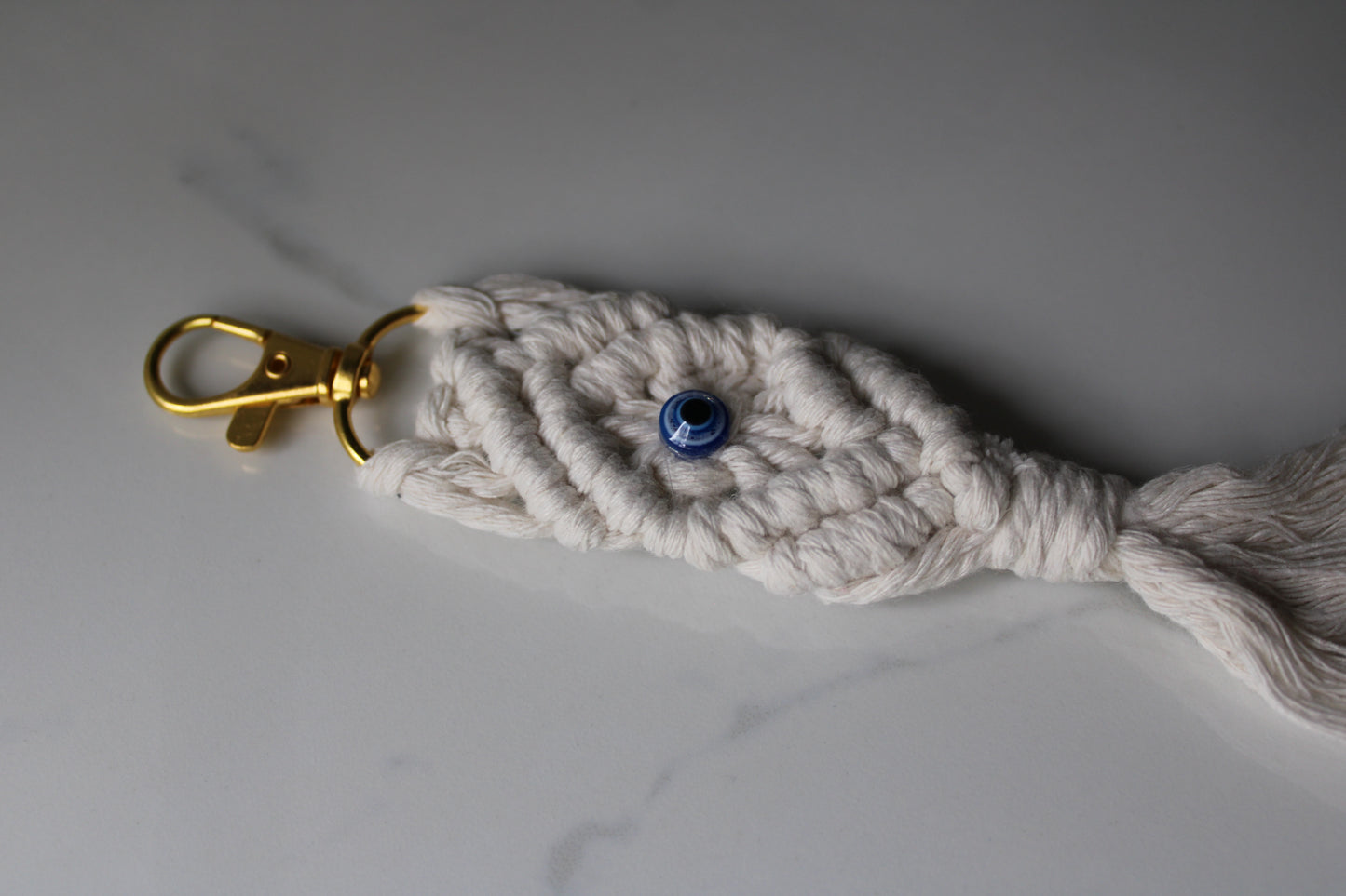 Crochet Eye Keychain
