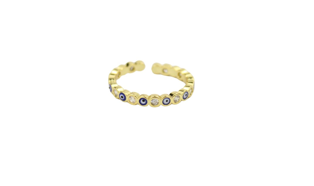 Dainty Open Eyes Rings