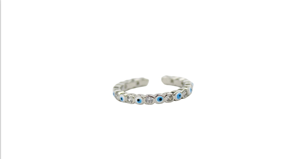 Dainty Open Eyes Rings