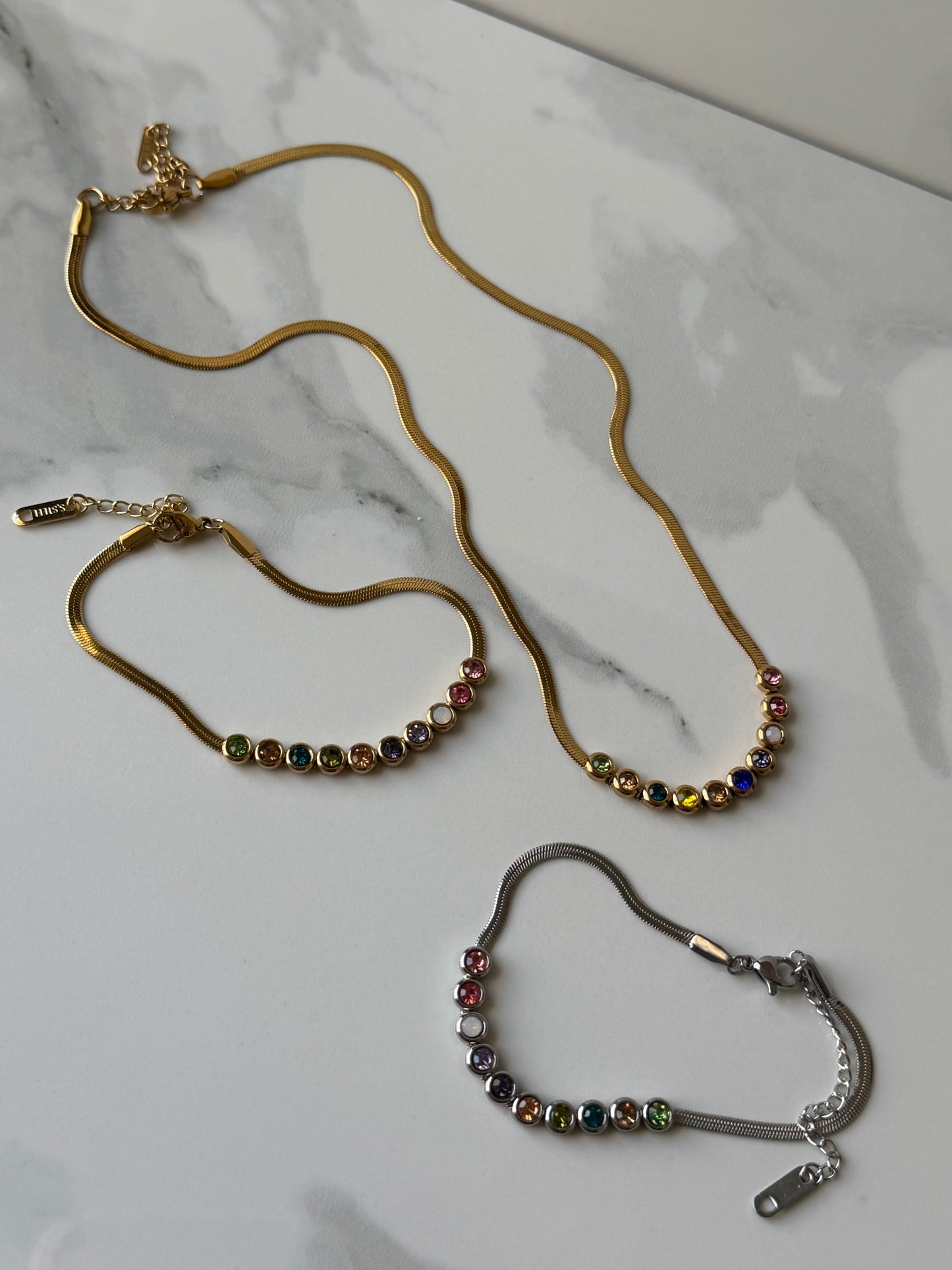 Gemstone necklace