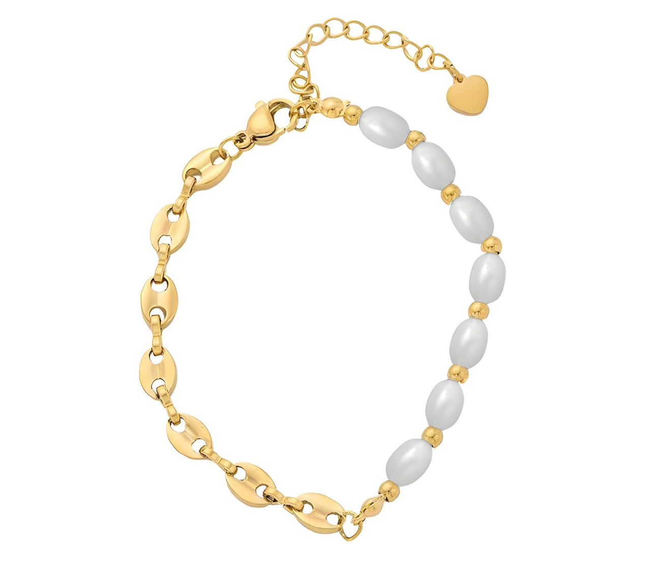 Pearl Infinity Bracelet