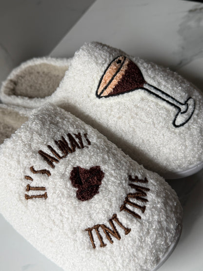 Martini Slippers☕️