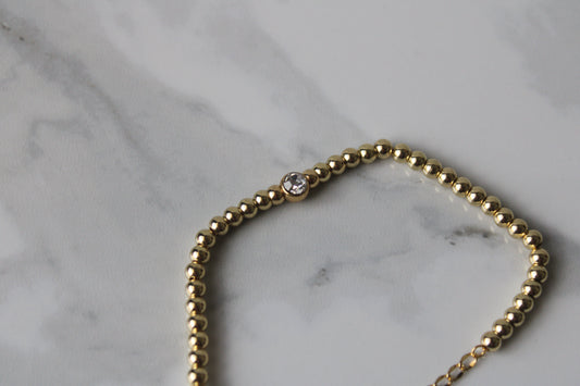 Diamond Beaded Bracelet