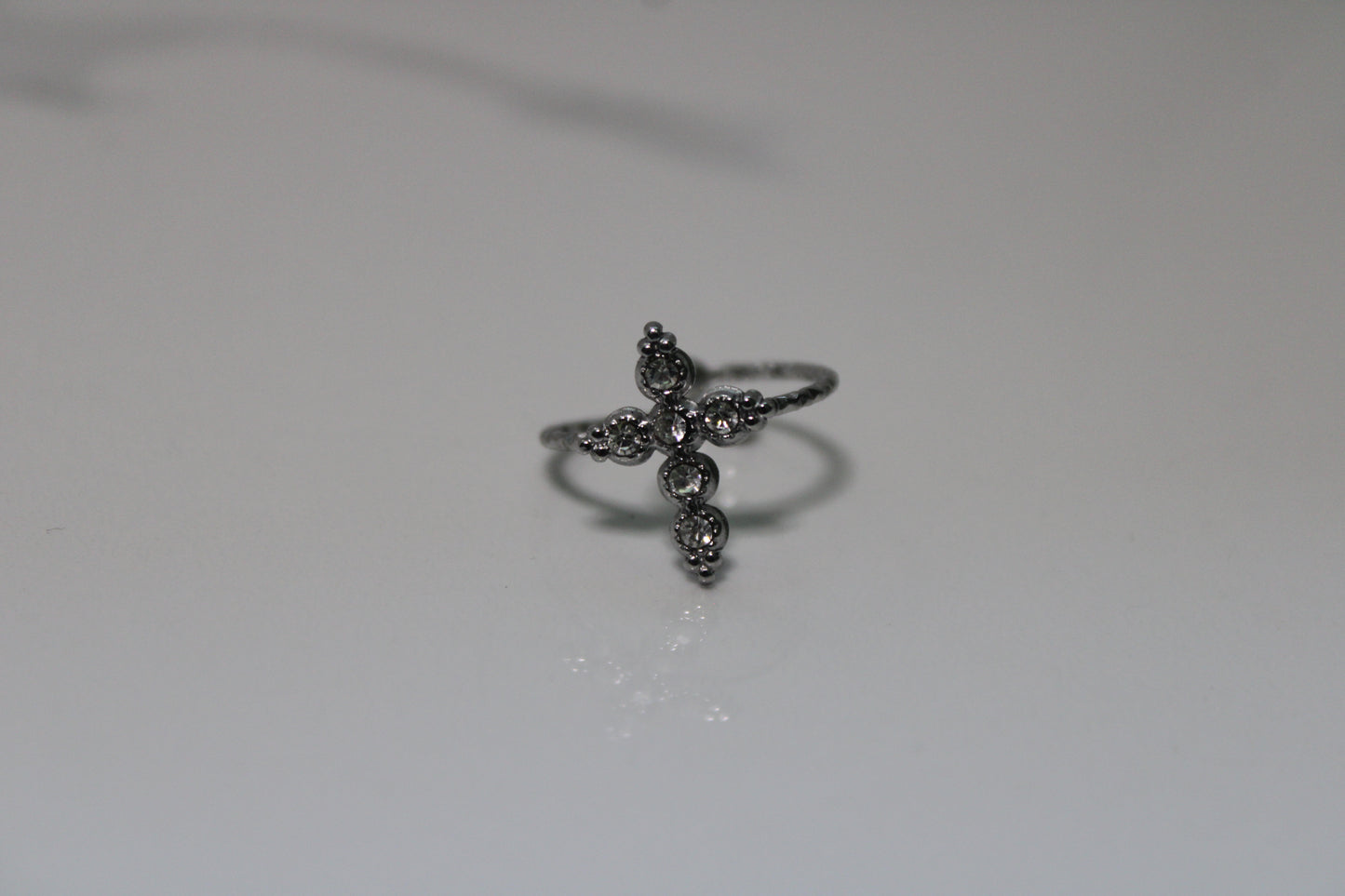 Silver Cross Ring