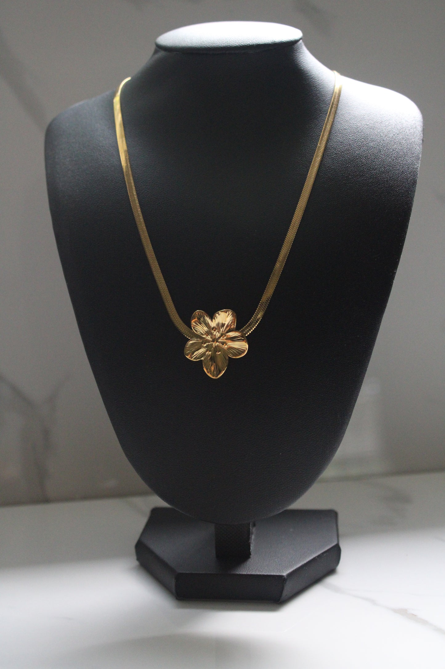 Golden Flower Necklace
