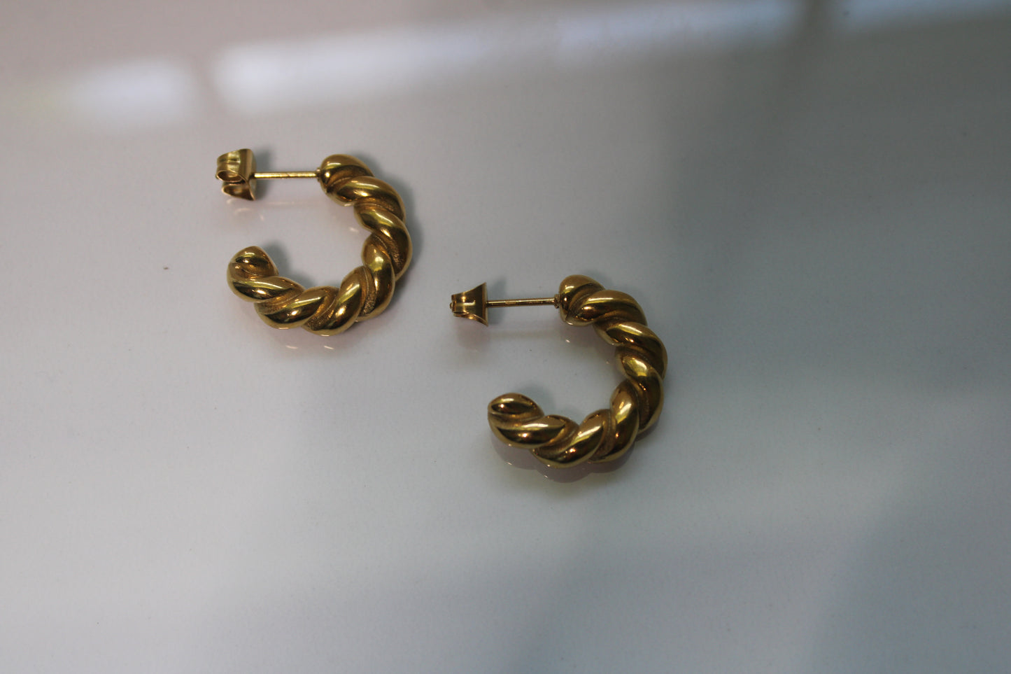 Golden Twist Earrings