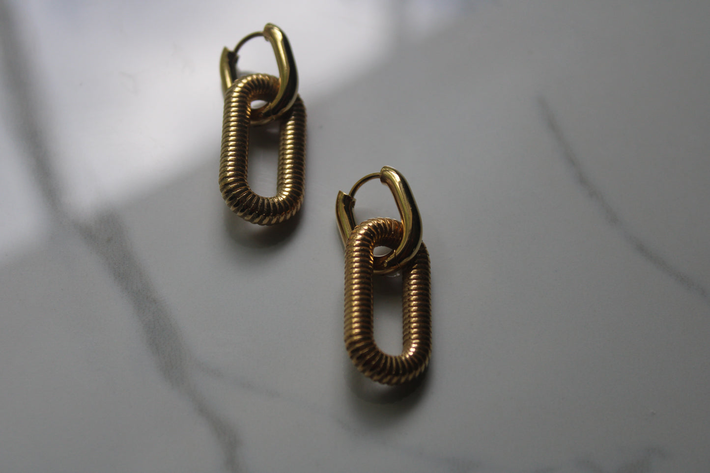 Gold Woven Earrings
