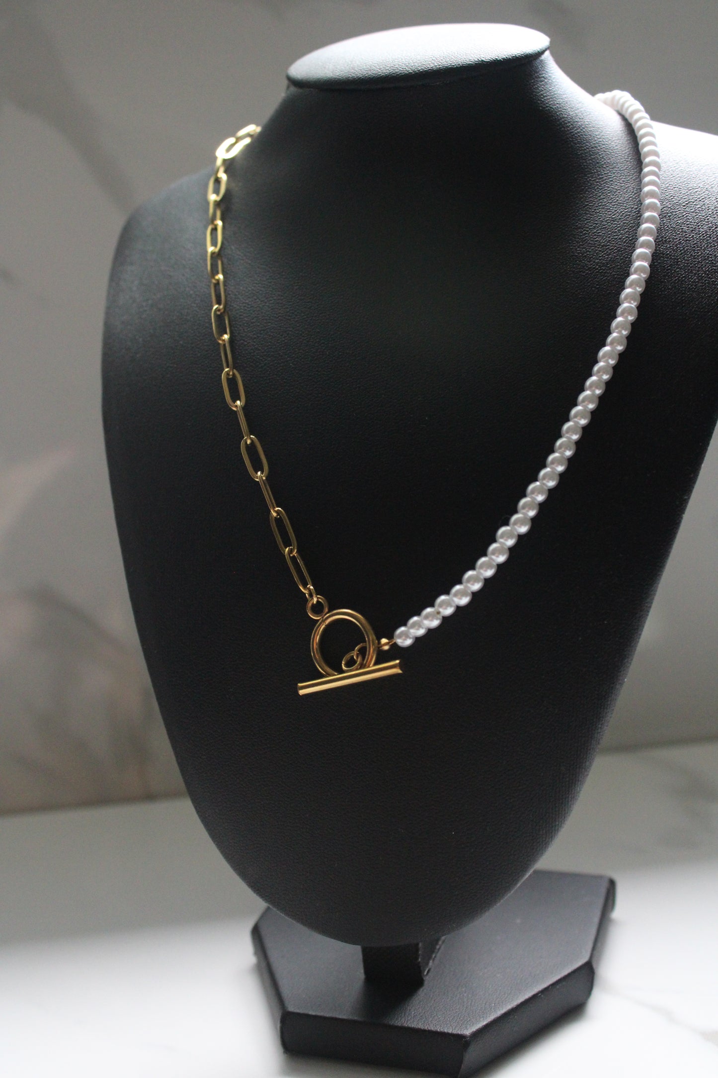 Linked in Pearls Necklace