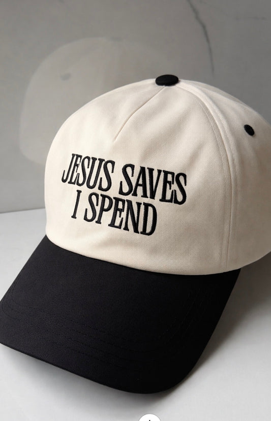 Jesus Saves I Spend Hat