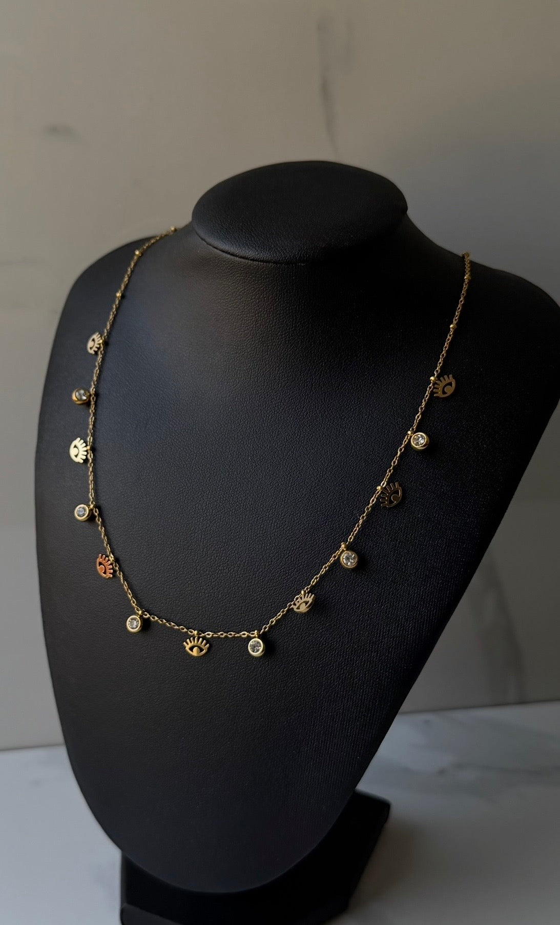 Dainty Eye Necklace