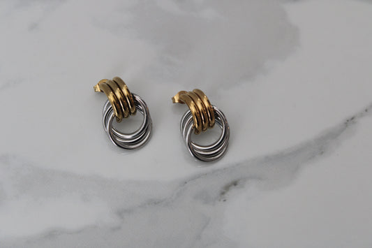 Mixed Metal Earrings