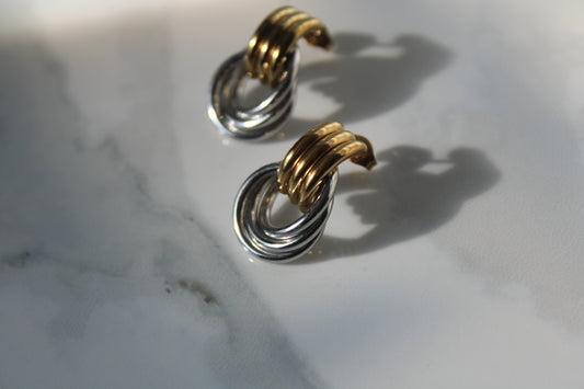 Mixed Metal Earrings