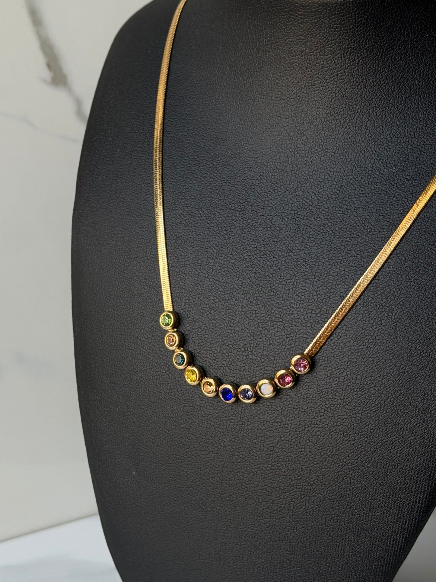 Gemstone necklace