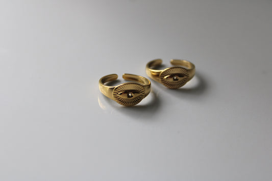 Golden Eye Ring
