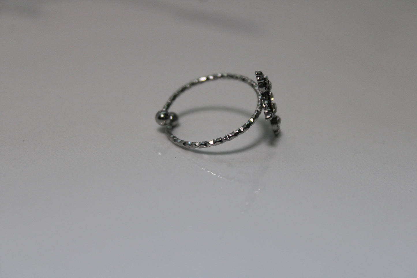 Silver Cross Ring