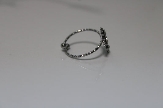 Silver Cross Ring