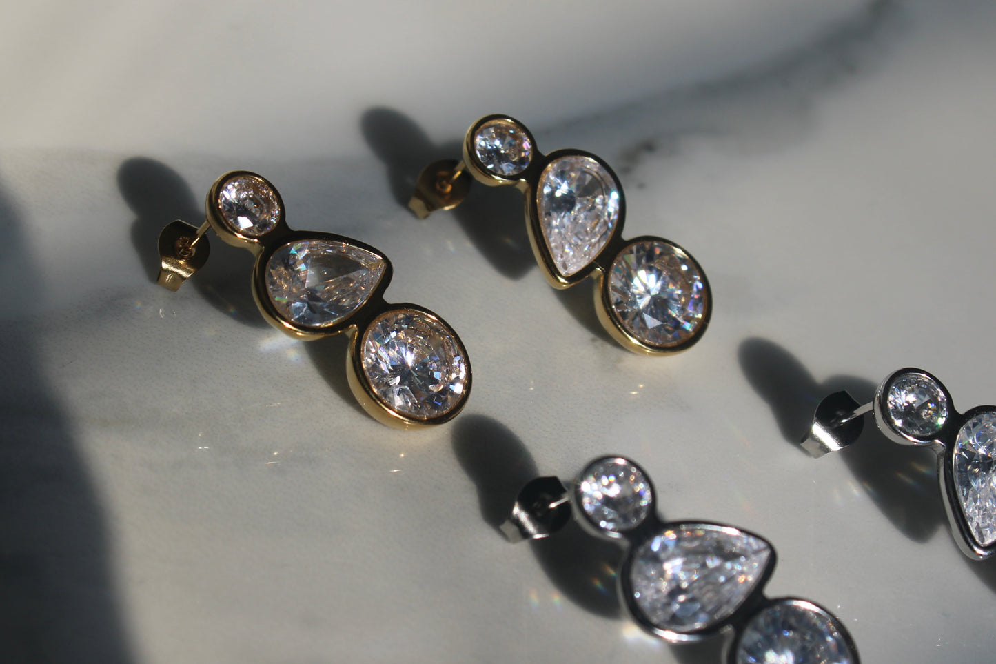 Triple Drip Earrings
