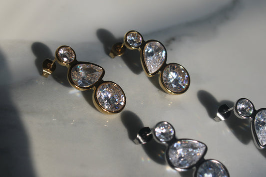 Triple Drip Earrings