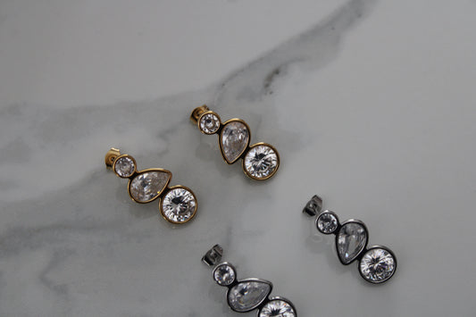 Triple Drip Earrings