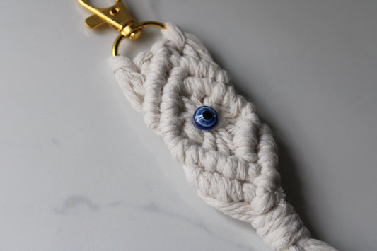 Crochet Eye Keychain