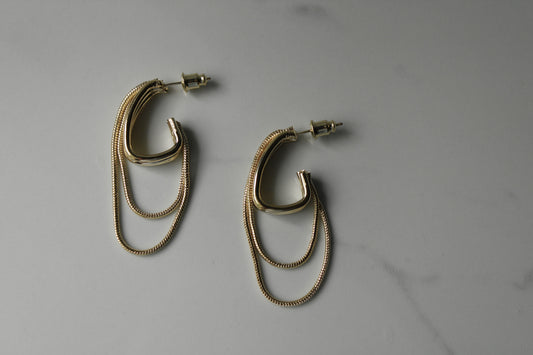 Golden Drip Earring