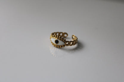 Braided Eye Ring