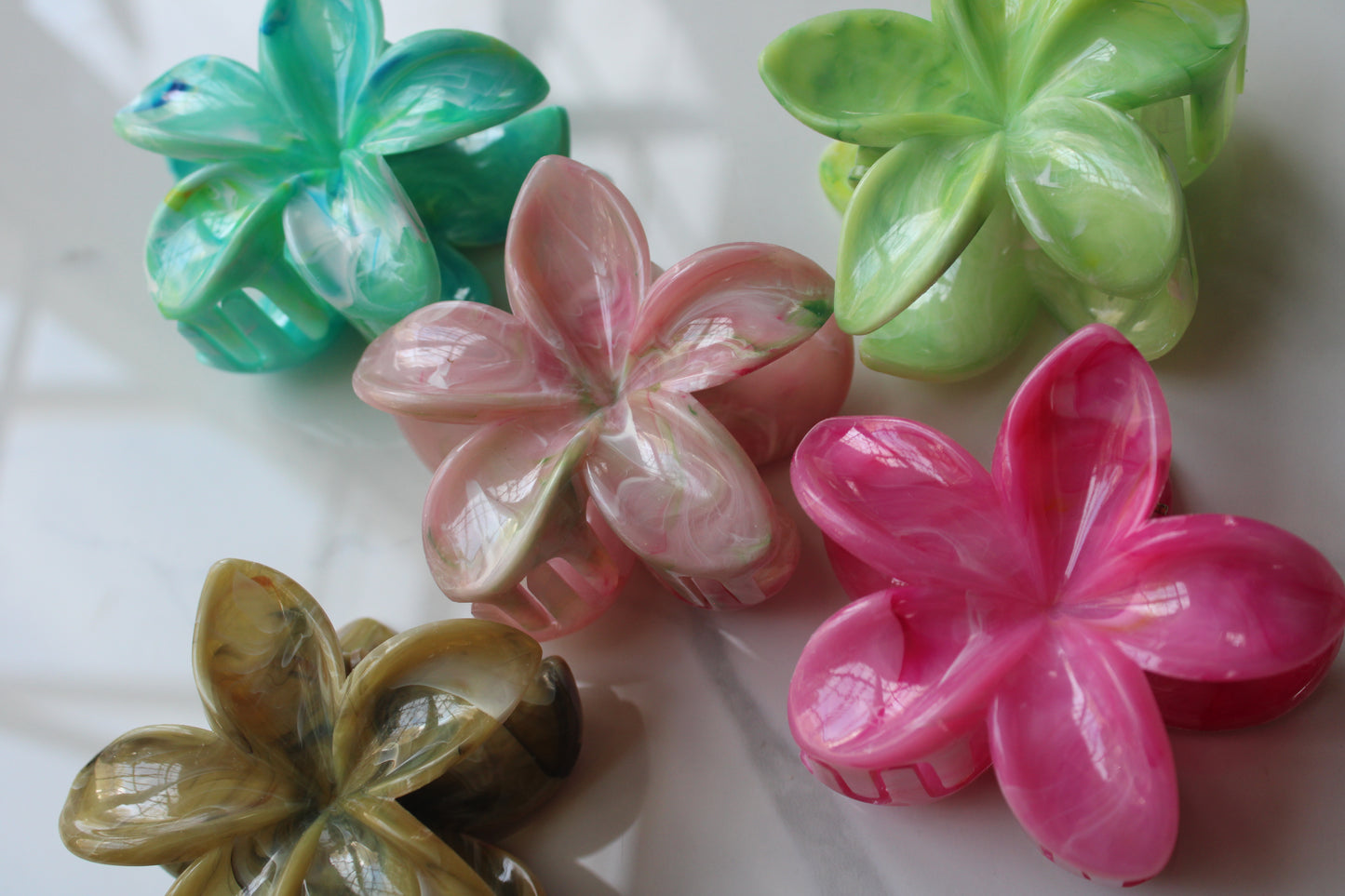 Flower Claw Clip