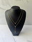Gold Diamond Drip Necklace
