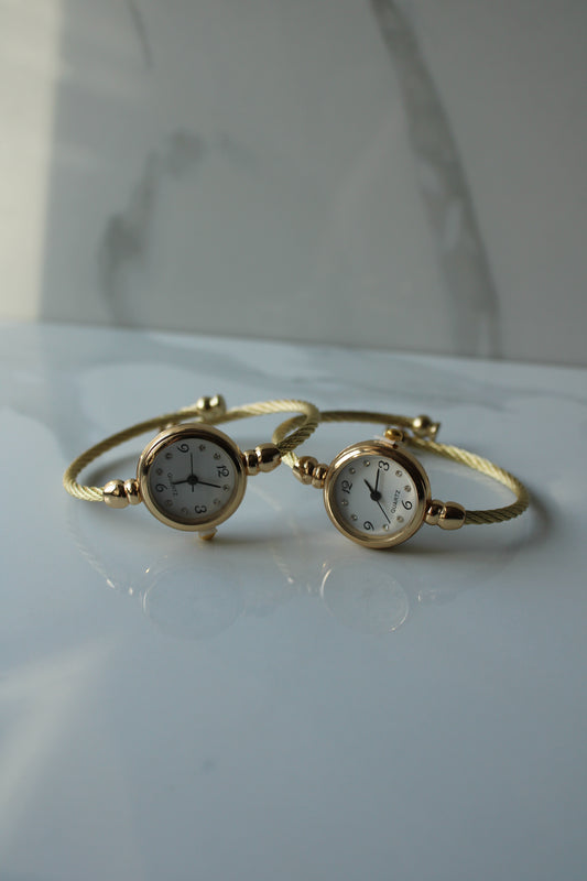 Gold Micro Watch