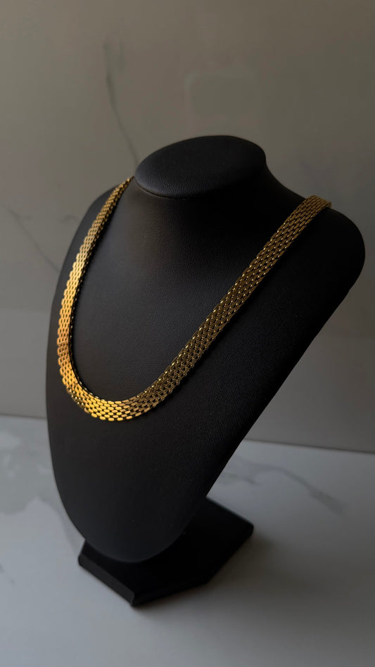 Chunky Mesh Chain Necklace