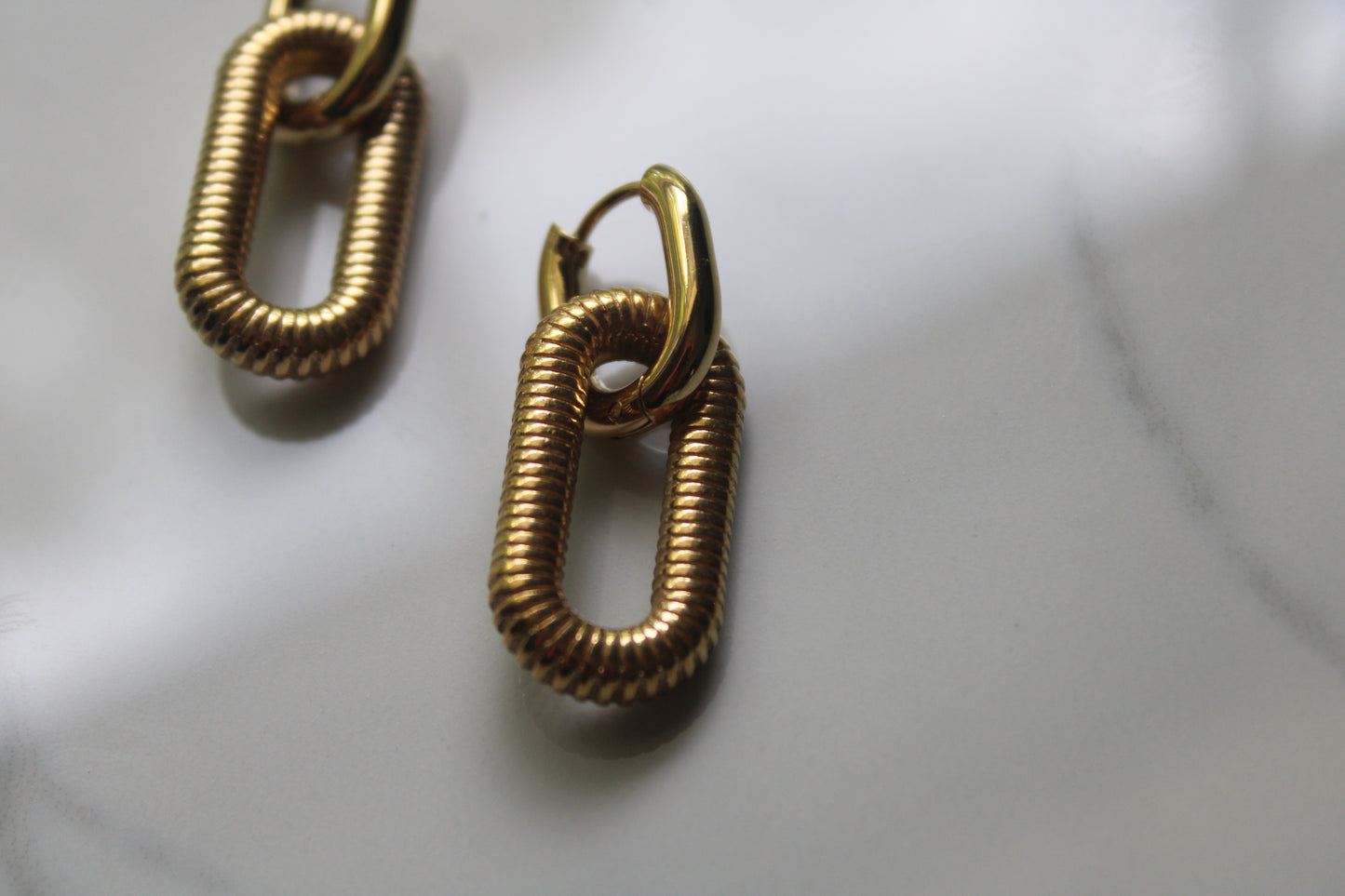Gold Woven Earrings
