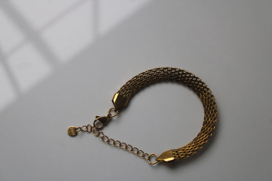 Gold Woven Bracelet