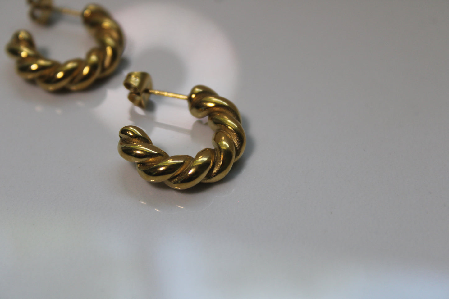 Golden Twist Earrings