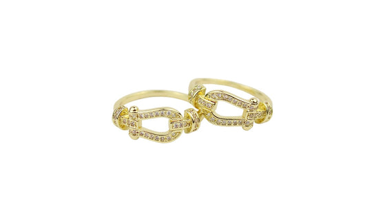Iced Out Buckle Ring