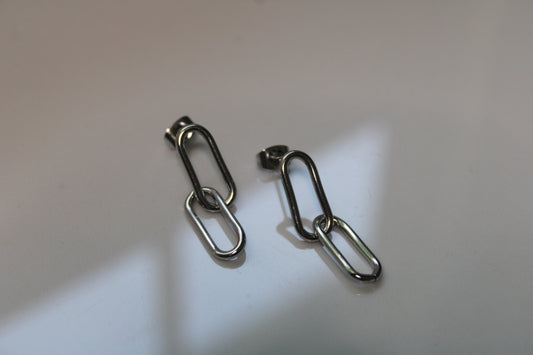 Silver Drop Earrings