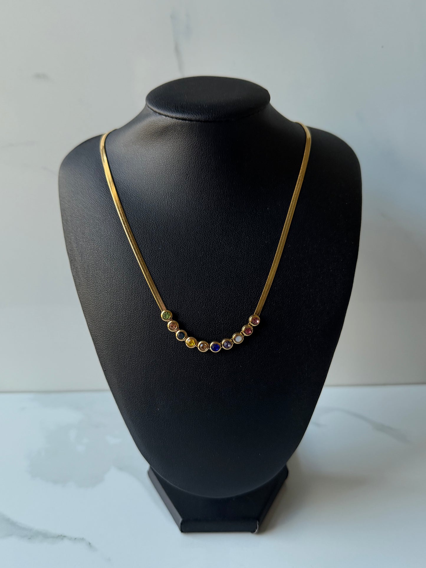 Gemstone necklace